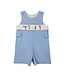 Blue/White Stripe Smocked Tool Short Jon Jon