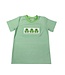 Green/White Smocked Frog Shirt