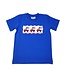 Blue Knit Smocked Stars T-Shirt
