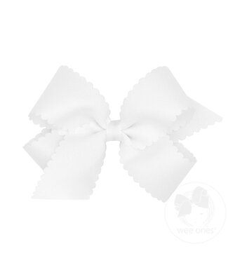 Wee Ones MED Scallop Edge Bow