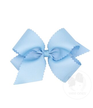 Wee Ones King Scalloped Edge Bow