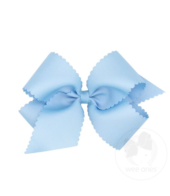 Wee Ones King Scalloped Edge Bow
