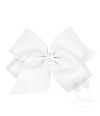 Wee Ones King Scalloped Edge Bow