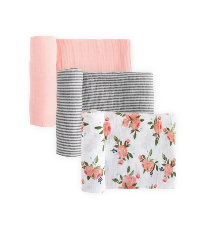 Little Unicorn Cotton Muslin Swaddle 3 Pk.