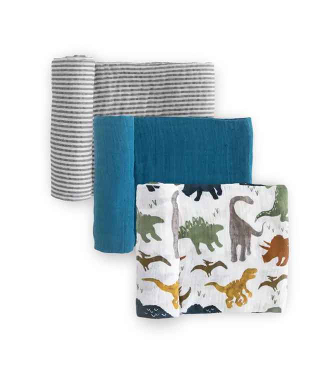 Cotton Muslin Swaddle 3-Pack
