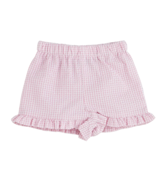 Funtasia Too Pink Seersucker Ruffle Shorts