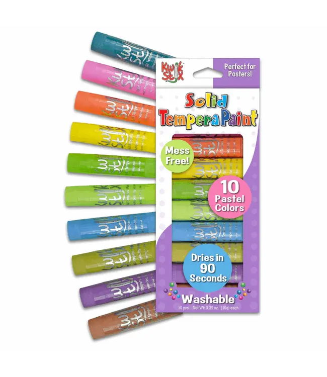 The Pencil Grip Kwik Stix 10 Pastel Colors