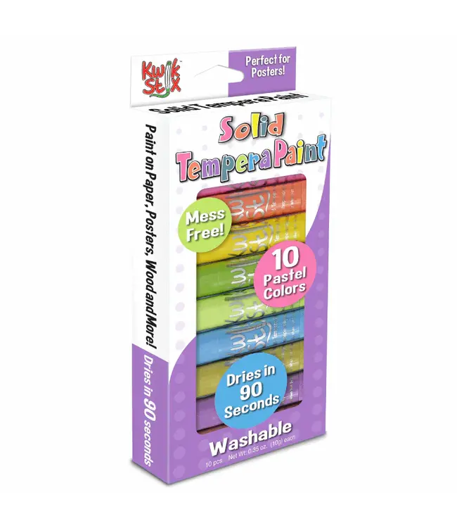 The Pencil Grip Kwik Stix 10 Pastel Colors