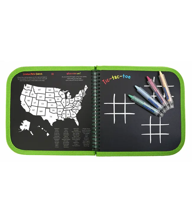 The Pencil Grip Daily Doodler Games on the Go Travel Book