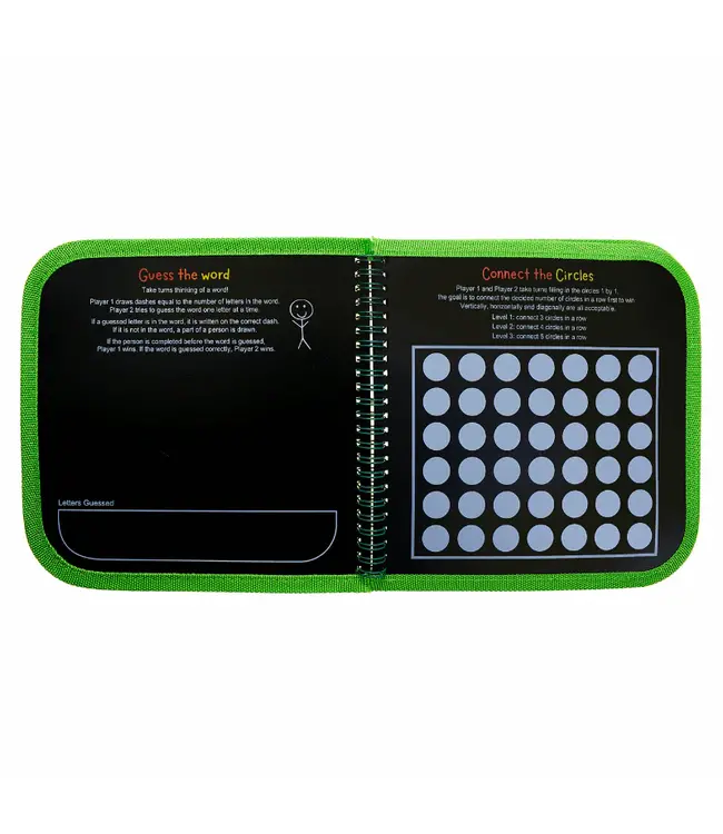 The Pencil Grip Daily Doodler Games on the Go Travel Book