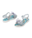 Mini Melissa Glitter Clear/White Mar Sandal Elsa