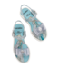 Mini Melissa Glitter Clear/White Mar Sandal Elsa