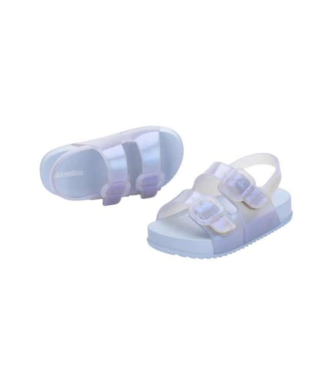 Mini Melissa Blue/White Cozy Sandal