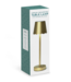 LED Table Lamp with Scalloped Edge Shade