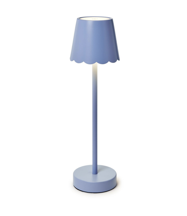 cupcakes & cartwheels LED Table Lamp with Scalloped Edge Shade
