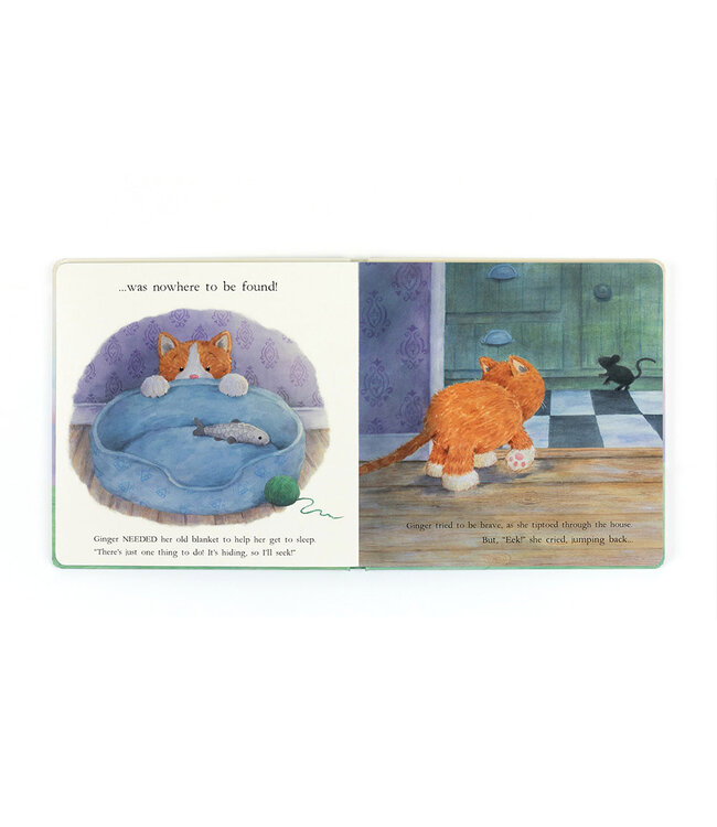 Jellycat Ginger, The Courageous Kitten Book