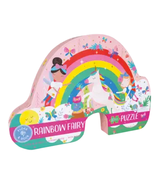 Floss & Rock Jigsaw 80 pc. Shaped Rainbow Fairy