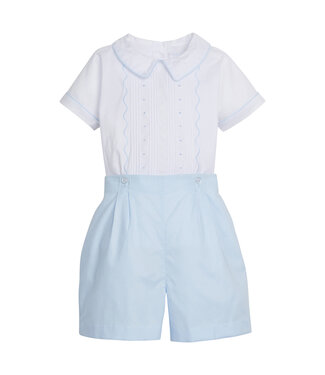 Little English Light Blue Francis Short Set