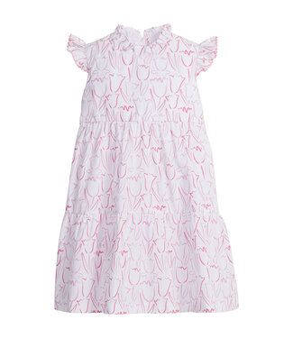 Little English Albany Floral Tiered Charleston Dress