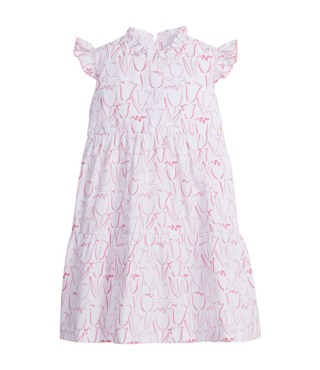Little English Albany Floral Tiered Charleston Dress