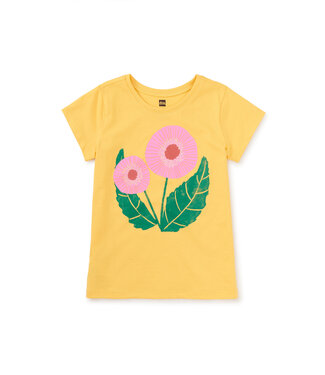 Tea Collection Button Flower Tee