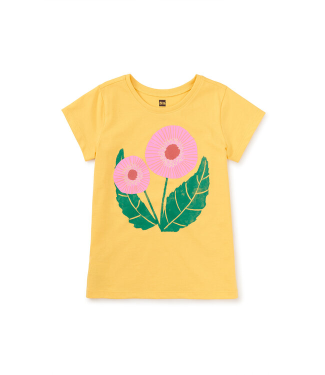 Tea Collection Button Flower Tee