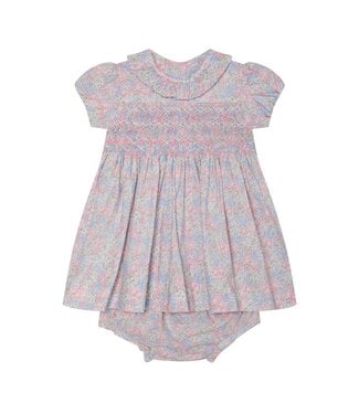 Question Everything Geranium Baby Dress