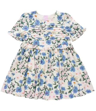 Pink Chicken Melon Daisy Floral Raquel Dress