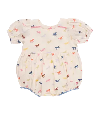 Pink Chicken Multi Tiny Horses Charlie Bubble