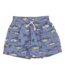 Pink Chicken Bluestone Multi Fishies Swim Trunk