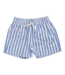 Pink Chicken Blue Stripe Swim Trunks