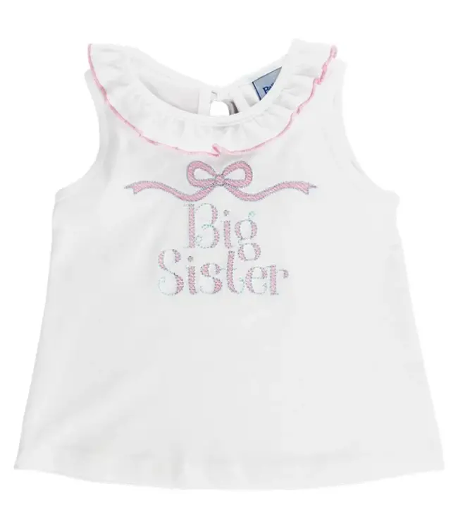Bailey Boys White Knit Big Sister Tee