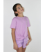 Paper Flower Orchid Bouquet Knot & Front Pocket T-Shirt