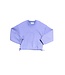 Sadie & Sage Lavender Pastime Textured Terry Side Tie Pullover