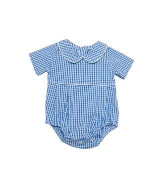 Three Sisters Blue Windowpane Boys Bubble