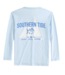 Southern Tide LS Blue Sails Perf Tee