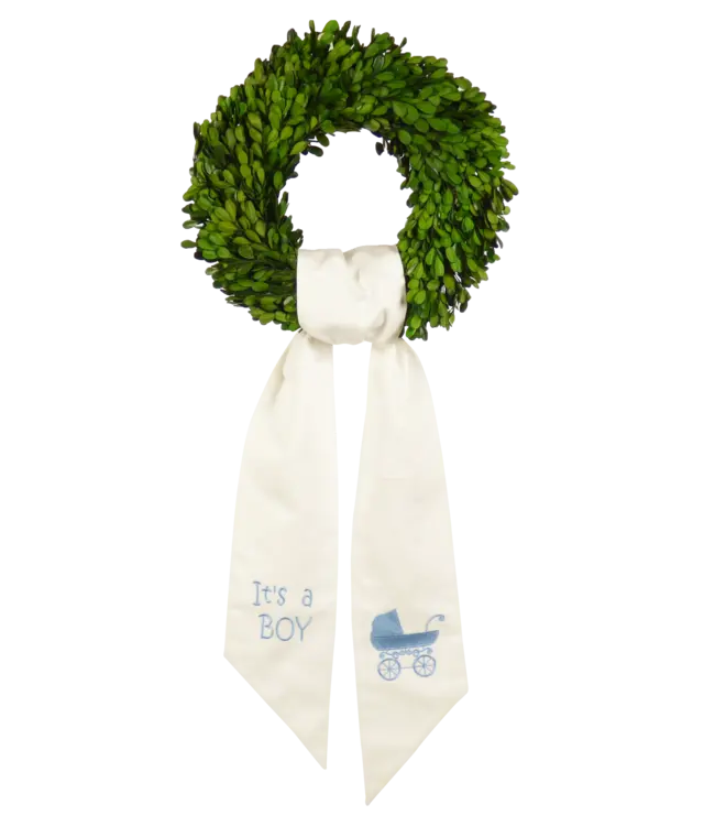 The Yellow Lamb Wreath Sash
