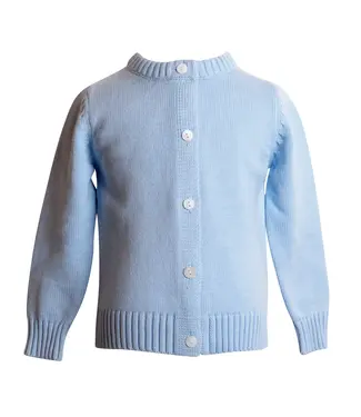 The Yellow Lamb Light Blue Carey Cardigan 18-24m