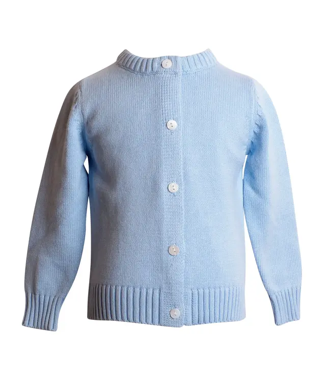 The Yellow Lamb Light Blue Carey Cardigan 18-24m