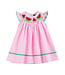 Lil Cactus Pink Stripe Smocked Watermelon Dress
