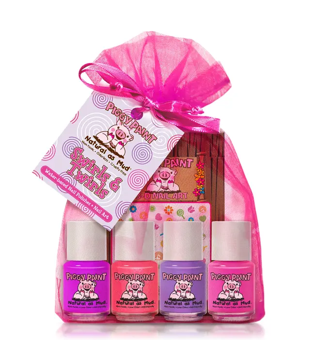 Piggy Paint Swirls & Twirls Gift Set