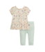 Magnificent Baby Furry Field Day Modal S/S Peplum Top & Legging