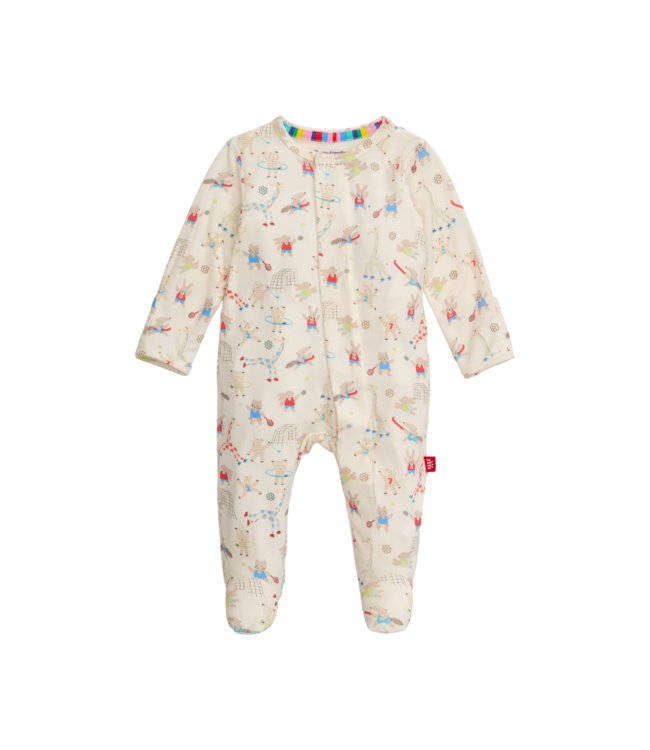 Magnificent Baby Furry Field Day Modal Footie