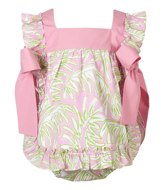 The Yellow Lamb Palm Beach Etta Sunsuit