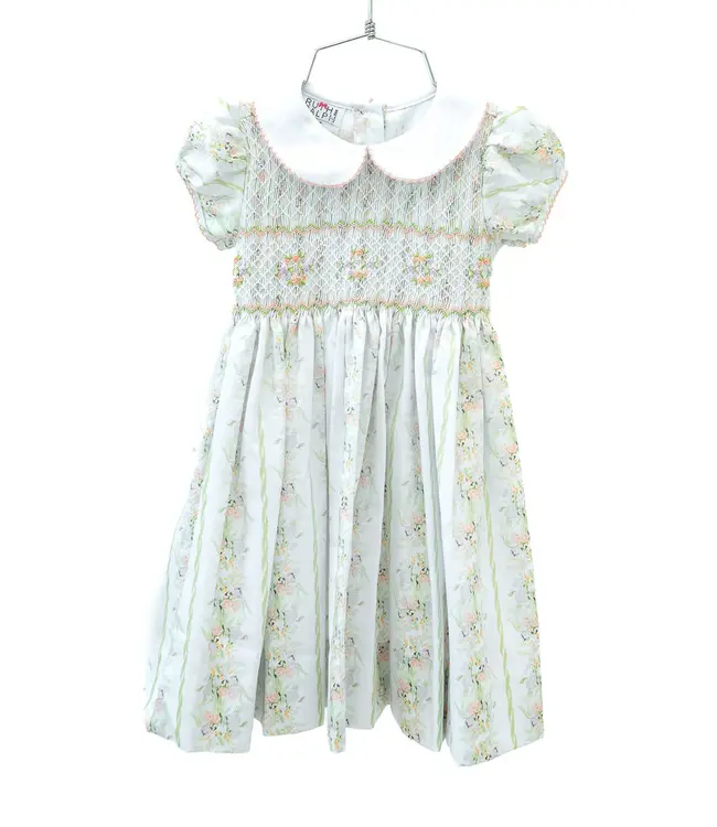 Ruth and Ralph Floral Ribbon Caroline Dress