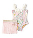 Shade Critters White Metallic Hula Swimsuit