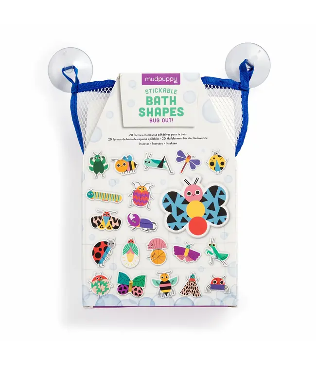 Bug Out! Stickable Foam Bath Shapes