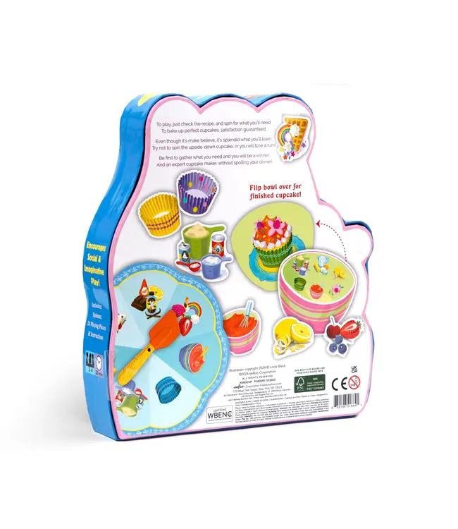 eeboo Cupcake Shaped Spinner Game