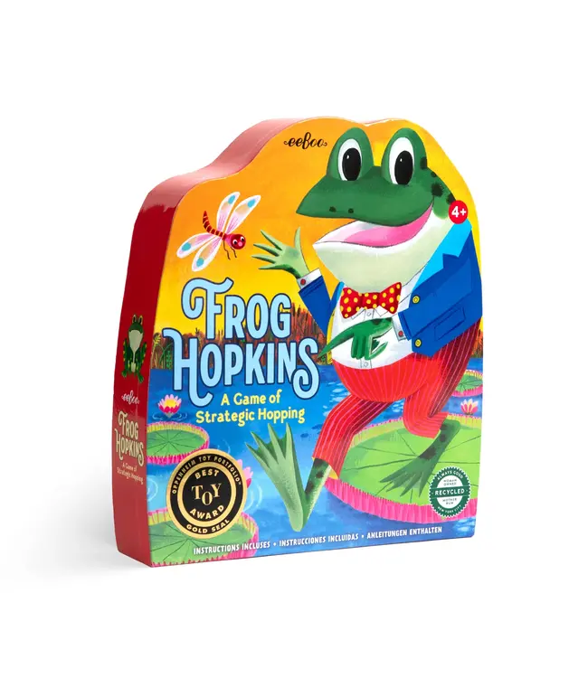 eeboo Frog Hopkins Shaped Game