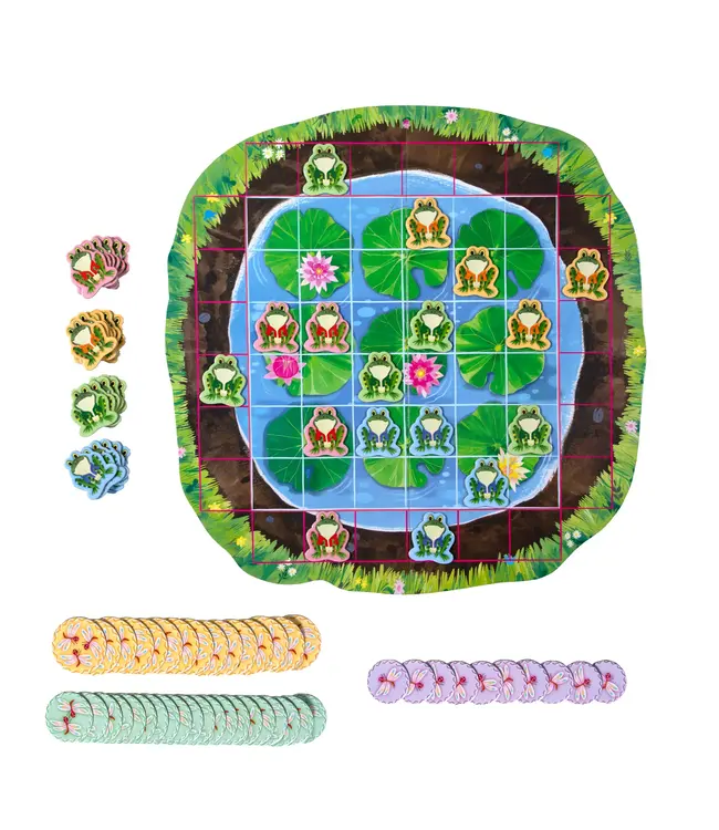 eeboo Frog Hopkins Shaped Game